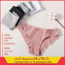 Cotton Panty 3Pcs/lot Solid Women's Panties Comfort