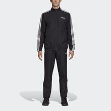 Kapadaa: Adidas Black 3-Stripes Woven Cuffed Track Suit For Men – DV2464