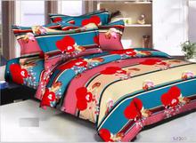 Printed Cotton Multicolor Double BEDSHEET with 2 (Two) Pillow Cover