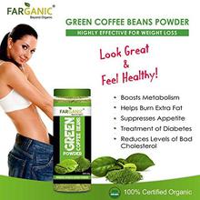 FARGANIC 100% Certified Organic Arabica Green Coffee Beans Powder