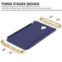 GKK One Plus 3 Electroplated 3 in 1 Phone Case for OnePlus 3T 3 Case