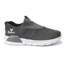 Grey Slip On Shoes For Men(00421)