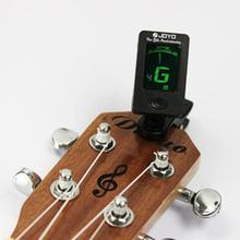 2018 New 360 Degree Chromatic Guitar Bass Rotatable JOYO JT-01 Bass Tuner Mini LCD Clip Tuner For Violin Ukulele Accessories