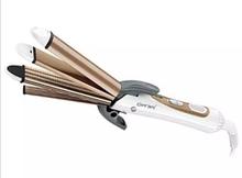 Gemei 4 In 1 Professional Hair Iron Pro Hair Straightener, Curler And Wave