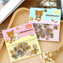 80 Pcs/lot Cute Rilakkuma Mini Paper Stickerbag Diy Diary