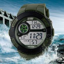 SKMEI 1027 Digital LED 50M Waterproof Sports Watch – Black