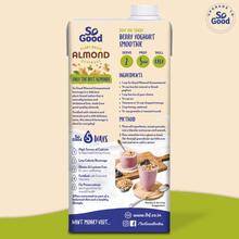 Bakers' Creation So Good Almond Milk (100% vegan milk, plant based milk, Barista Edition, No added preservatives and No added Sugar)- 1ltr