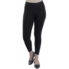 Black Solid Stretchable Pant For Women