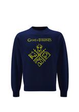 Game of Thrones Sword  Cross Black Printed Sweatshirt