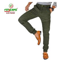 Virjeans Stretchable Cotton Joggers for Men (VJC 702) Brown