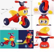 Kids folding tricycle