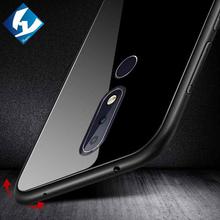 Tempered Glass phone Case For Nokia 6.1 Plus (Nokia X6) 7 plus