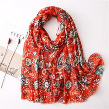 Korean Style Sun Protection Premium Printed Scarves For