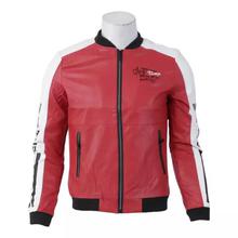 Two Toned Synthetic Leather Jacket For Men - A6606