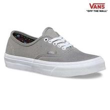 Vans Grey Vn0A326Qm5G Authentic Slim Sneakers For Women