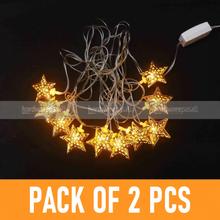 Combo of 2 Pcs Metal crystal -  Golden Star Tihar Light