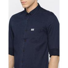 U.S. Polo Assn. Denim Co. Men Blue Denim Casual Shirt