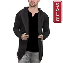 SALE-Veirdo Men's Cotton Blend Hooded Cardigan