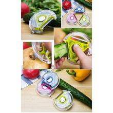 3 in 1 Rotary Multifunction Fruit Vegetable Peeler Stainless