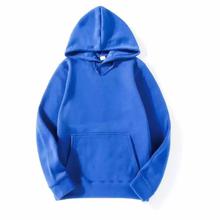 O-Neck colorful Pullover Fashion Hoodies For Men - Royal Blue