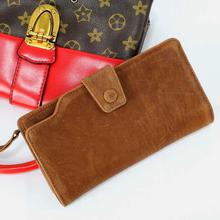 Tan Goat Leather Wallet For Women -ACC2178