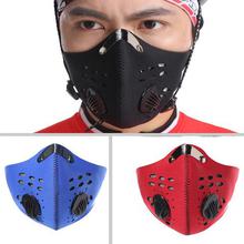 Training Mask Trenirovochnaya Mask Cycling Face Masks With Filter Half Face Carbon Bicycle Bike Mascarilla Polvo Training Masks