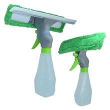 Magic Wiper Squeegee Microfiber Window Cleaner and Scraper - 3 in 1 - Multipurpose Window Cleaner Spray Tool for Indoor and Outdoor Cleaning