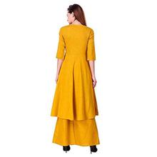 SRESHEE Gota Work Women's Cotton Anarkali/Flared Kurti