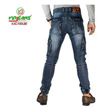 Virjeans Denim (Jeans) Multi pocket Box Joggers (VJC 700) Light Blue