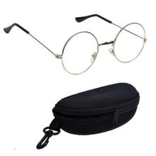 Round Metal Frame Clear Lens Glasses
