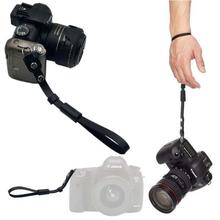 Leather Digital SLR Camera Hand Grip Wrist Strap Black for Canon Nikon Sony DSLR Camera