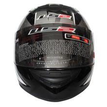 LS2  Rapid Spots Shine Full Helmet - Black/White