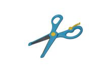 Stainless Steel Scissors (Blue)