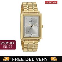 Titan 1715YM01 Champagne Dial Stainless Steel Strap Watch For Men