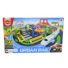 Urban Rail Tarck Building Block Toys For Kids