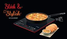Usha Induction Cook Joy (2000XTC) 2000-Watt Induction Cooktop with Touch(Black)  Slim Design
