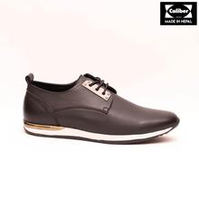 Caliber Men Casual Lace Up Shoes – Black