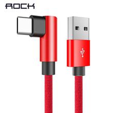 ROCK L Shape USB Type C Cable 2A USB C Fast Charger Data Sync Charging