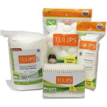 Tulips Combo Pack of 2 Cosmetic Buds, Pads, Ball (Pack of 6)