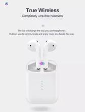 i10 TWS Bluetooth 5.0 Earbuds Tap Control Automatically Pairing - White