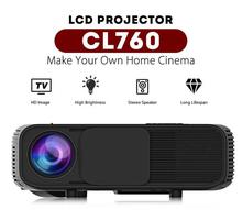 CL760 HD LCD LED 3200 Lumens 1080P Video Games TV Home Theater Projector