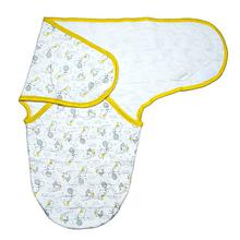 Mother's Choice Yellow/White Swaddle Adjustable Infant Wrap