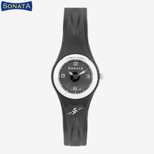 Sonata  8945Pp01 Black Strap Analog Unisex Watch