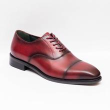 Gallant Gears Wine Red Leather Lace Up Formal Shoes For Men - (8005-1)