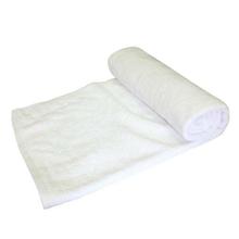 White Indian Cotton Solid Bath Towel