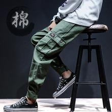 Men's overalls_spring men's overalls loose harem pants