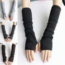 SALE- Women Knitted Long Gloves Arm Warmers Female Gloves