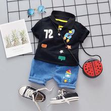 Baby Boy Fashion Summer Clothes Set 2019 New Cute Letter