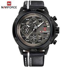 NF9110 Luxury Chronograph Analog Watch for Men - White/Black