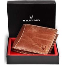 WildHorn Genuine Tan Crunch Men's Leather Wallet